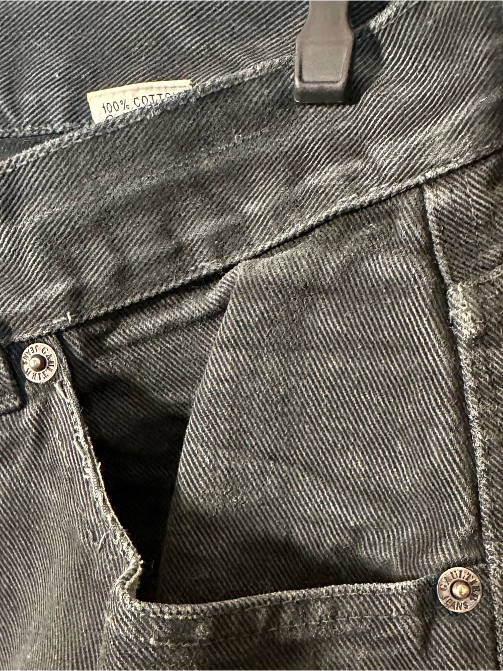 Jean Paul Gaultier Black Straight Leg Men's Jeans - Picture 16 of 16